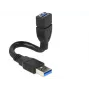 USB kabelis DeLOCK 0,15 m 2xUSB3.0-A