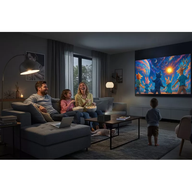 Optoma Photon Life PK32 standartinio metimo projektorius 1100 ANSI liumenų DLP UHD 4K (3840x2160) 3D Juoda