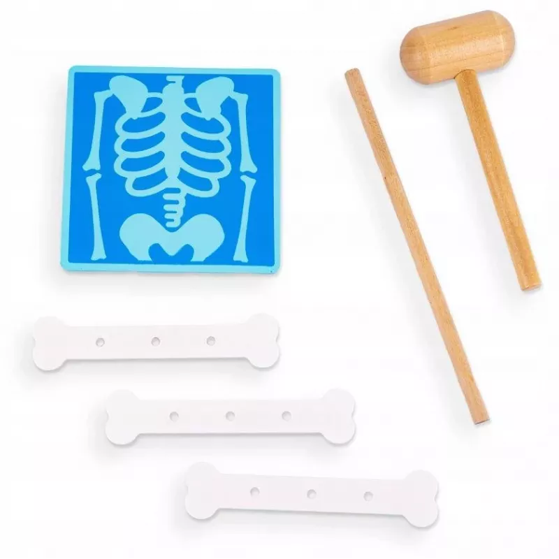 Vaikiškas medicininis žaidimų rinkinys Extralink Little Doctor Case, 43 vnt.