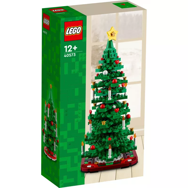 LEGO Kalėdų eglutės rinkinys 40573 – sezoninis demonstracinis modelis, dekoratyvi mini konstrukcija