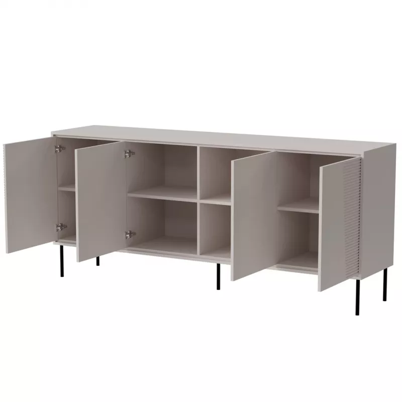 4D komoda ABI 200x45x88 kašmyro matinis