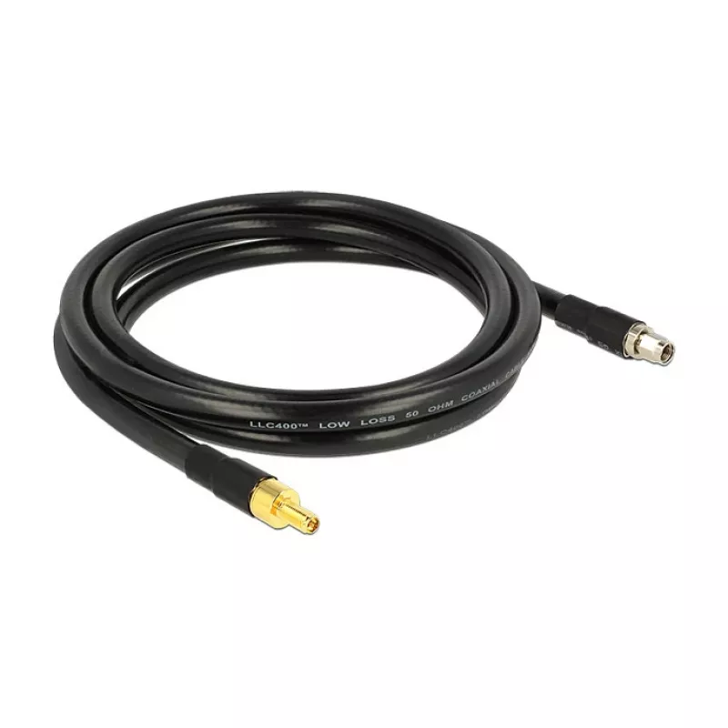 Koaksialinis kabelis DeLOCK 2m RP-SMA/RP-SMA