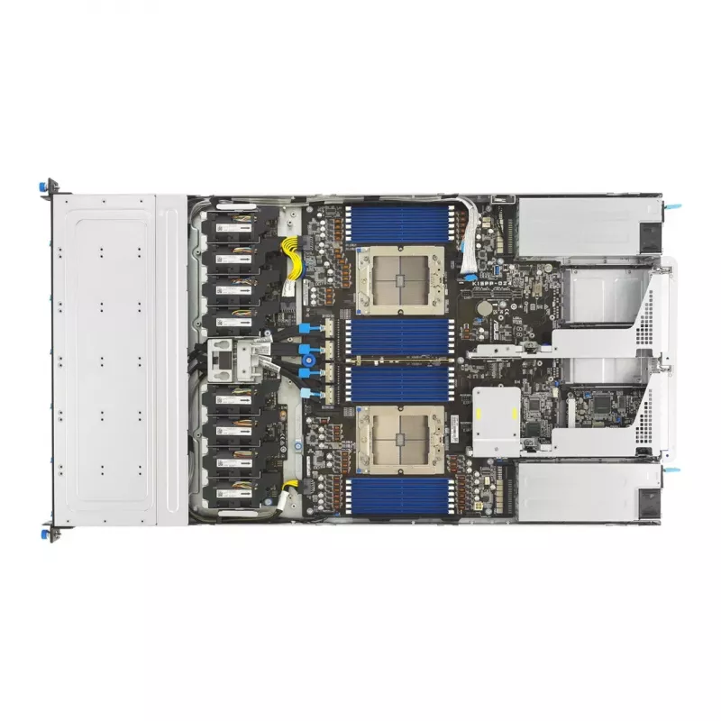Stovo 1U stalinis kompiuteris ASUS ExperCenter Pro ERA100A B6 — Intel Core i5, 8GB DDR5, 4×2,5 colio skyriai, 500W PSU, 1×PCIe 5.0 x16, 3×RJ‑45