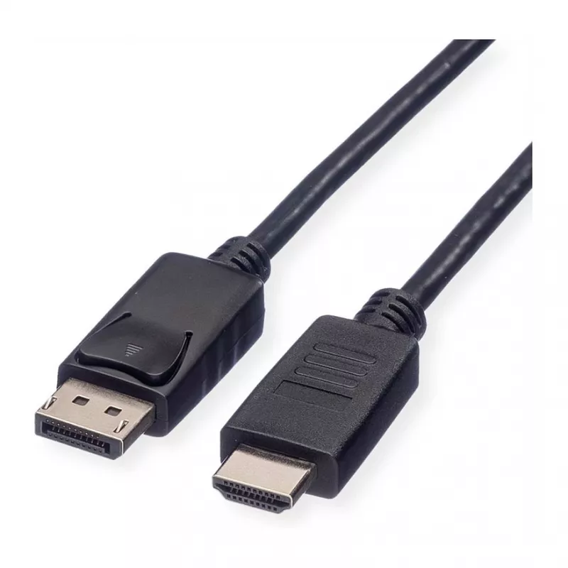 ROLINE Recycled Material vaizdo kabelio adapteris 3 m DisplayPort HDMI juodas 11.45.5782