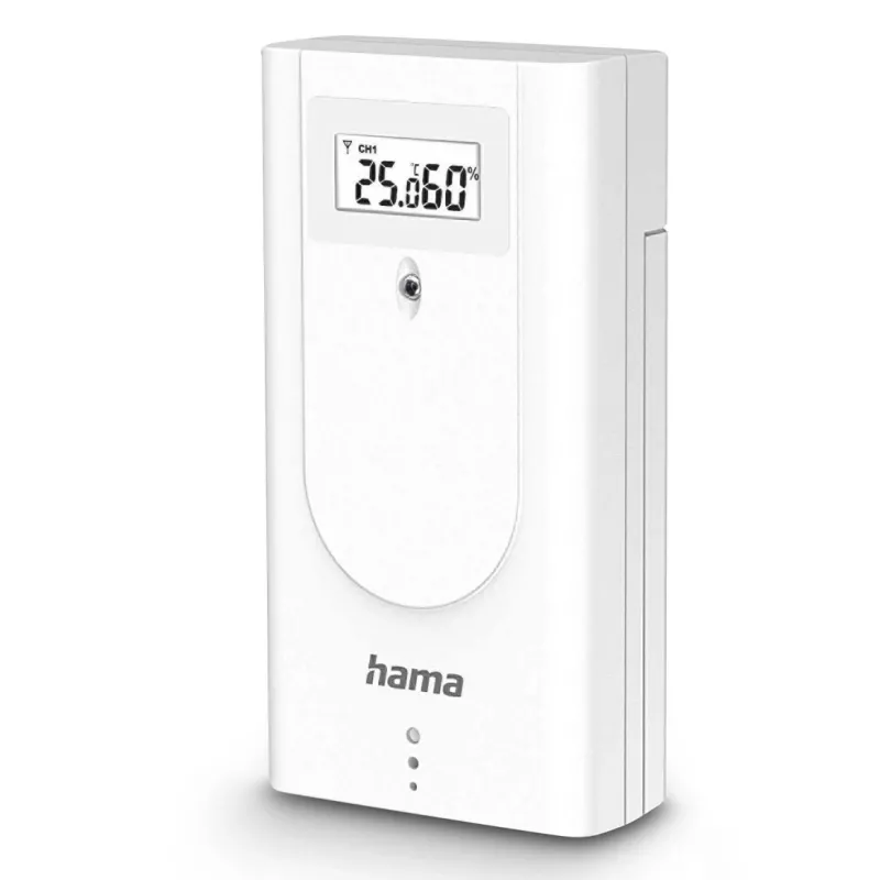 Hama 00222228 skaitmeninė orų stotis balta Baterija