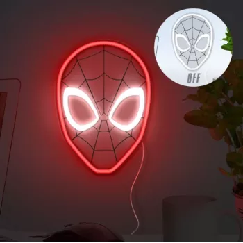 Paladone Spiderman sieninis LED neoninis šviestuvas