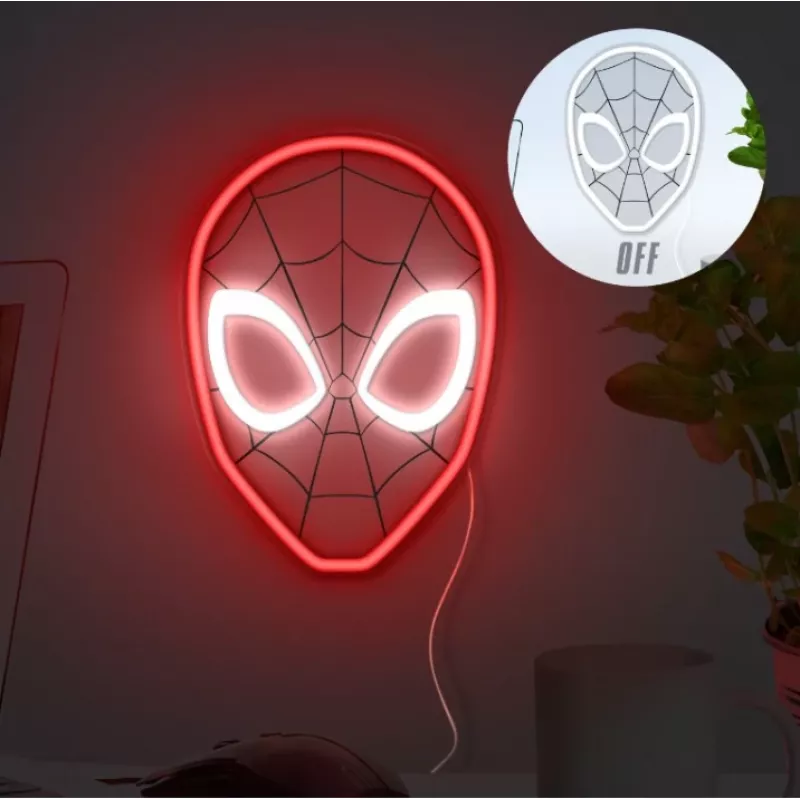 Paladone Spiderman sieninis LED neoninis šviestuvas