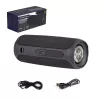 Nešiojamas garsiakalbis MANTA SPK130GO BT — Bluetooth 5.0, TWS, FM, 10 W RMS, įkraunamas (juodas, 8×8×19 cm)