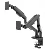 Monitoriaus laikiklis LC-Power LC-EQ-A34B-D 34 col. stalo juodas spaustukas 40 kg