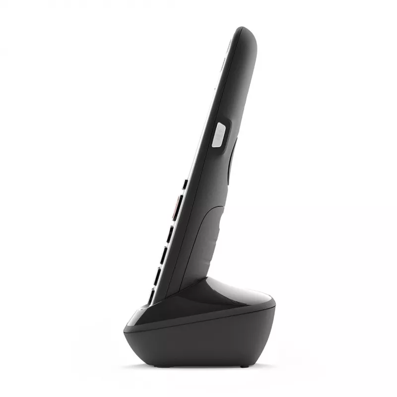 Gigaset E720HX Analoginis/DECT telefonas su skambučio numerio atpažinimu, juodas