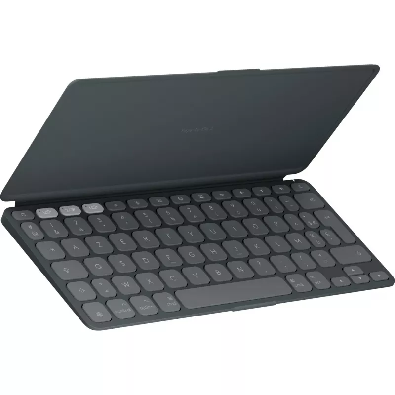 Logitech Keys-To-Go 2 klaviatūra universali Bluetooth AZERTY prancūzų grafitas
