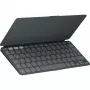 Logitech Keys-To-Go 2 klaviatūra universali Bluetooth AZERTY prancūzų grafitas