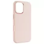 Galinis dangtelis FIXED, skirtas Apple iPhone 16, Liquid silicon Pink su MagFlow, plonas apsauginis dėklas