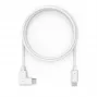 Compulocks 6ft USB-C į USB-C 90 laipsnių 2.0 įkrovimo ir duomenų kabelis – USB kabelis – 24 kontaktų USB-C (V) tiesus į 24 kontaktų USB-C (V) kampuotas į dešinę – 1,83 m – baltas – skirtas Compulock