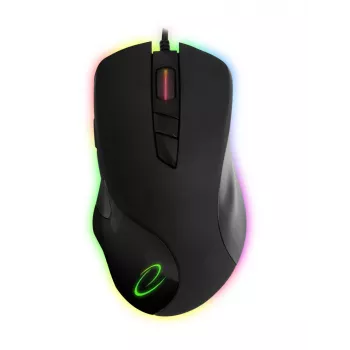 Optinė žaidimų pelė ESPERANZA EM132 — 7 mygtukai, 7200 DPI, RGB, dešiniarankiams, USB 2.0, 1,5 m laidas