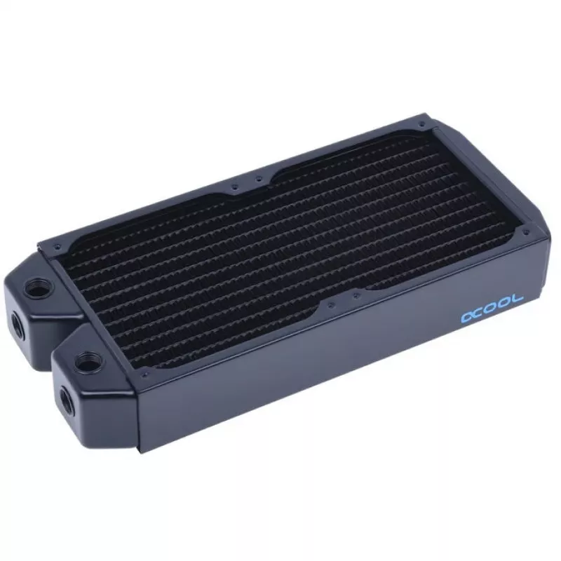 Alphacool NexXxoS XT45 Full Copper Radiator – 240mm, juodas