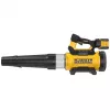 Rankinis lapų pūstuvas DeWalt DCMBL777X1-QW — bešepetėlis variklis, 21,5 m³/min, 258 km/h, 9 Ah baterija, 3 greičio nustatymai, 3,2 kg