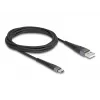 “DeLOCK” USB laidas USB 2.0 2 m USB A USB C juodas 81122