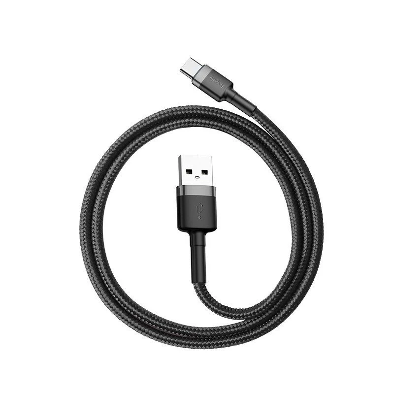 Baseus Cafule USB į USB-C 3A 1m (pilka-juoda)