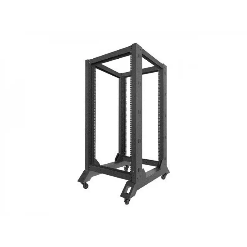 Laisvai stovintis stovas LANBERG OR01-6822-B 22U, 600 mm P x 800 mm G, juodas, 600 kg talpa