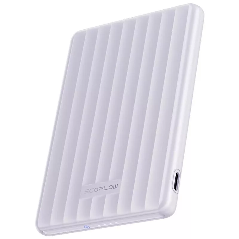 Išorinė baterija EcoFlow 5000 mAh Rapid/Mag Purple, 5000 mAh, nešiojamasis USB įkroviklis, 123 g