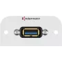 Kindermann Konnect 54 alu - Modulinė priekinė plokštė-Snap-In - USB Type A (7441000529)