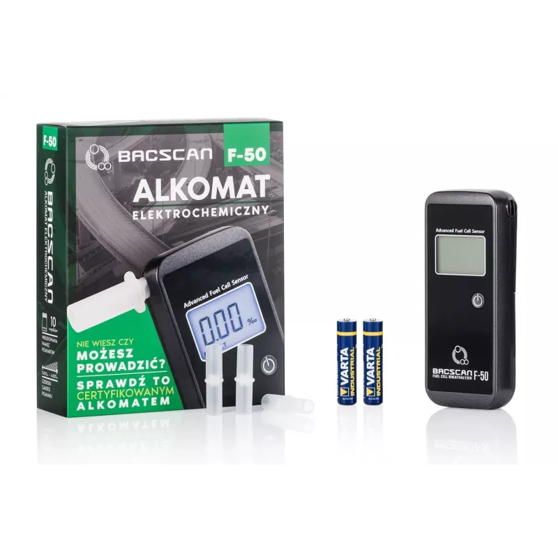 BACscan F-50 alkotesteris 0 - 4%, juodas
