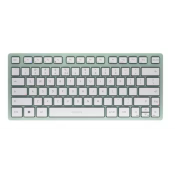 CHERRY KW 7100 MINI BT klaviatūra Universali Bluetooth QWERTY US International mėtinės spalvos