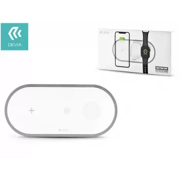 3 viename belaidis įkroviklis „Devia V4“ 10 W – išmaniajam telefonui, „Apple Watch“, ausinėms