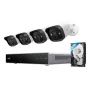NVR apsaugos įrašymo įrenginys Eufy E40 — 8 kanalų 4K įvestis, 2 TB HDD (išplečiama iki 16 TB), juoda/pilka/baltas