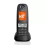Gigaset E630HX DECT belaidžio telefono ragelis su skambučio numerio atpažinimu, juodos spalvos