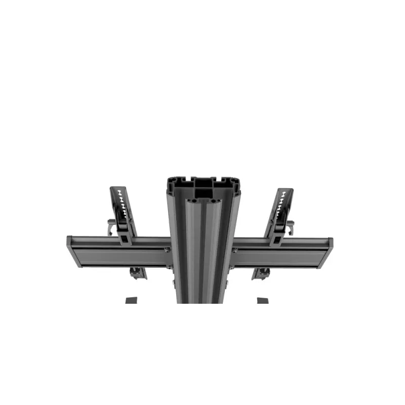 Mobilus televizoriaus stovas EDBAK TRE100 42–75 colių ekranams, maks. apkrova 70 kg, juodas