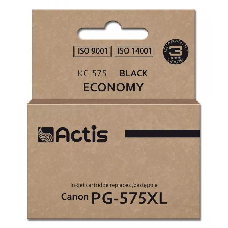 Actis KC-575 Canon spausdintuvo rašalas, keičiamasis Canon PG-575XL; Supreme; 16,5 ml; juodas
