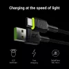 Green Cell KABGC06 USB laidas 1,2 m USB A USB C juodas
