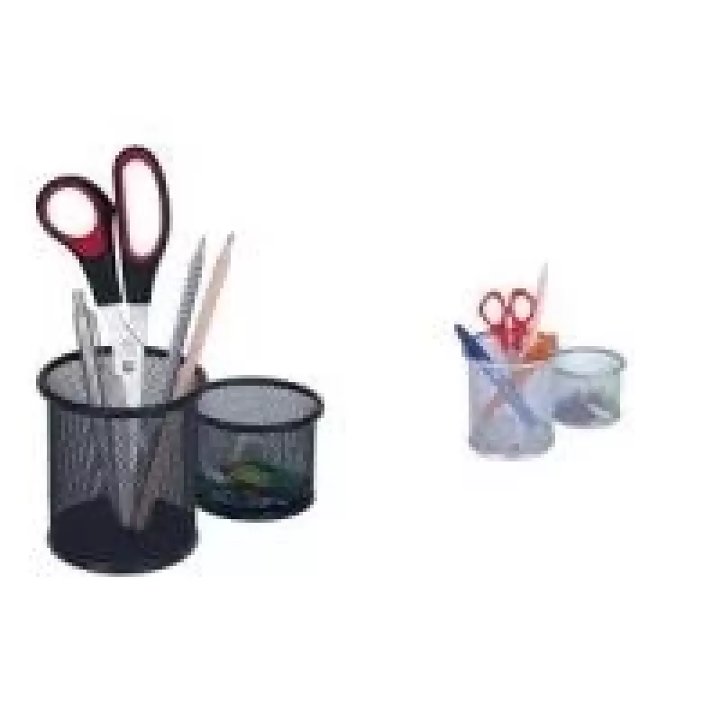 Rašiklių/pieštukų laikiklis WEDO 65401 metalinis juodas