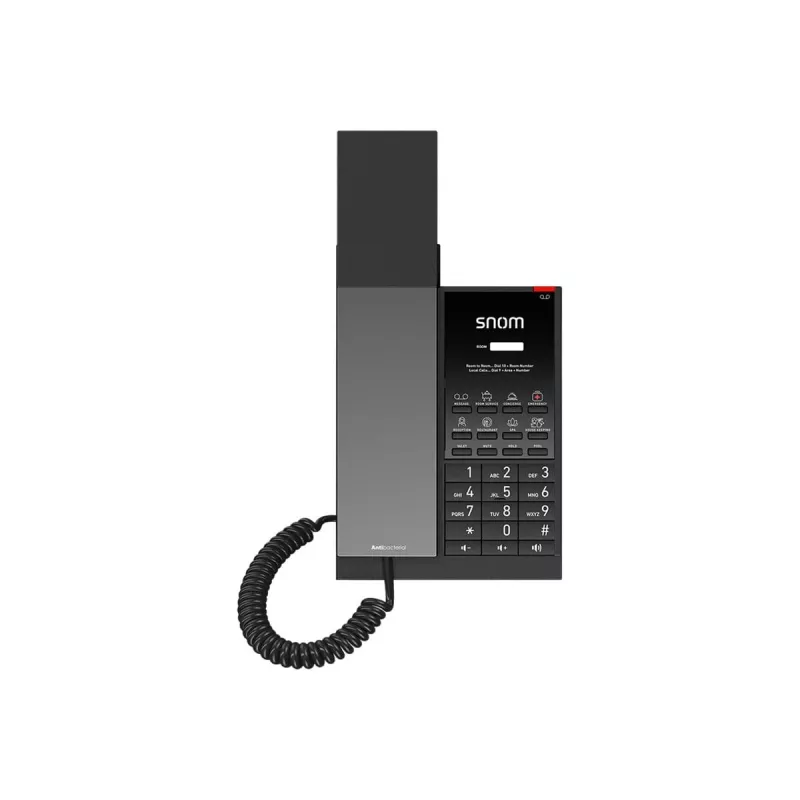 IP telefonas Snom HD350W juodas su laidiniu rageliu ir Wi-Fi
