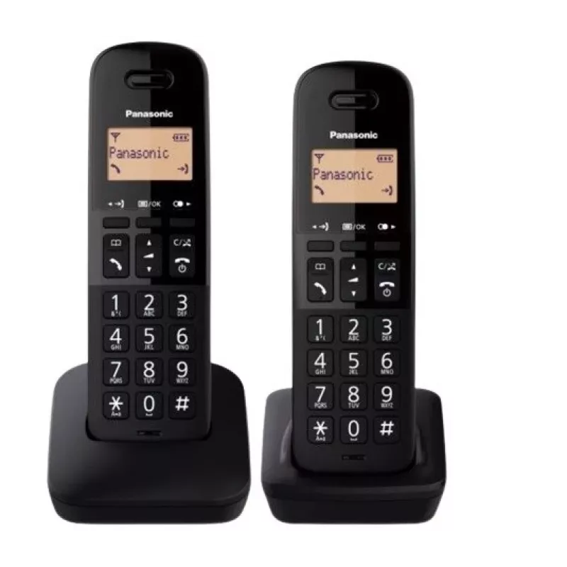 Telefon KX-TGB612 DECT Duo juodas Panasonic KX-TGB 612