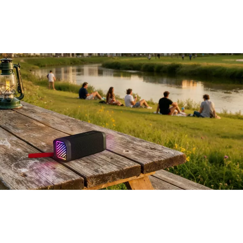 2.1 nešiojamoji garsiakalbių sistema Philips TAS2000B/00 juoda, 10 W RMS, 4,8 cm tvarkyklės, Bluetooth, IPX5