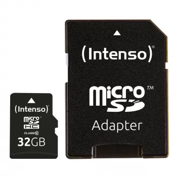MEMORY MICRO SDHC 32GB C10/SU ADAPTERIU 3413480 INTENSO