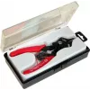 Fiksavimo žiedų replės C.K Tools T3716 su raudonomis rankenomis