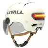 Apsauginis šalmas Livall L23 baltas 54–58 cm su integruotomis LED ir SOS funkcijomis