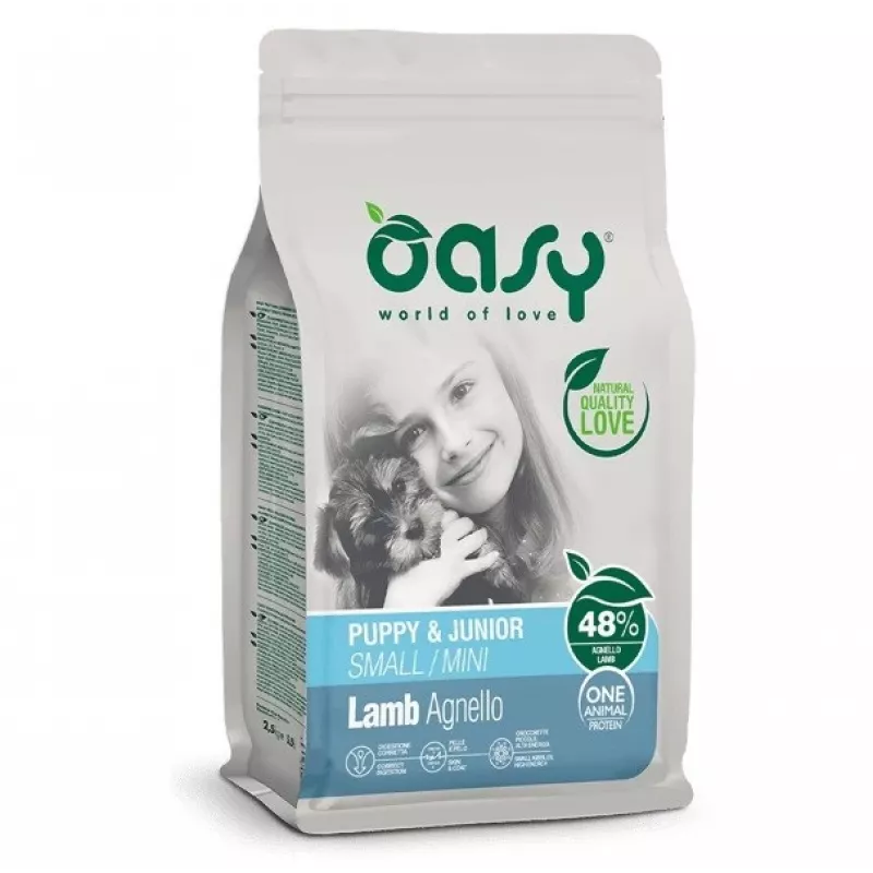 Oasy One Animal Protein Puppy Small/Mini Lamb 0,8kg