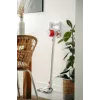 Belaidis dulkių siurblys Adler AD 7051 — 300 W maks., 22,2 V baterija, 0,6 L be maišelio, nerūdijančio plieno vamzdis, EPA F8, LED lemputė, balta/raudona