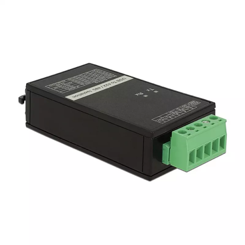 Laido jungčių adapteris DeLOCK 62501 USB 2.0 RS-422/485 Juoda Žalia