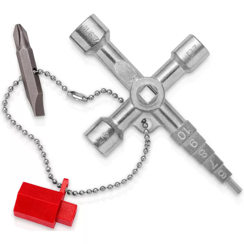 Knipex 00 11 04 universalus / valdymo spintelės raktas