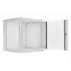 Lanberg sieninė montavimo spinta 19'' 12U 600x600 mm pilka (stiklinės durys)