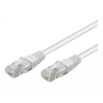 Wentronic Goobay CAT 5e jungiamasis kabelis, U/UTP, baltas, 3 m - CCA vario mišinys (68506)