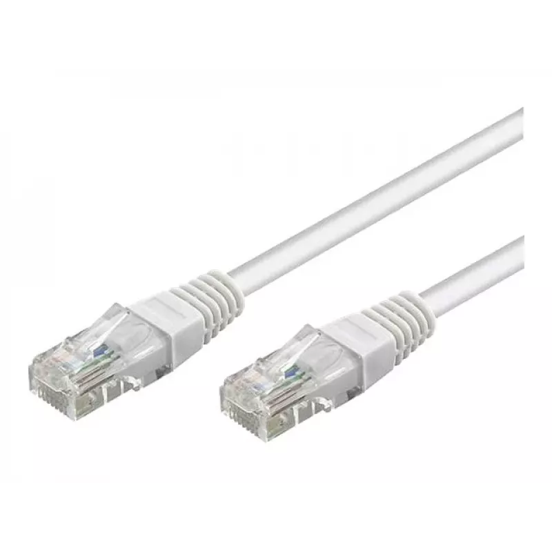 Wentronic Goobay CAT 5e jungiamasis kabelis, U/UTP, baltas, 3 m - CCA vario mišinys (68506)
