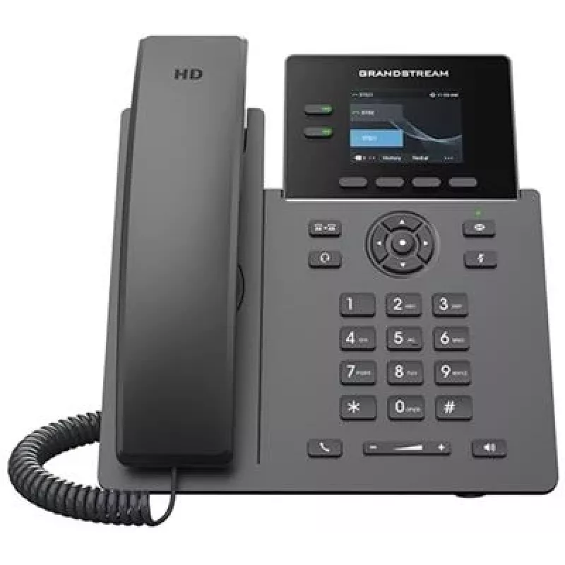 IP telefonas Grandstream GRP2610P su operatorinio lygio PoE palaikymu ir HD garsu
