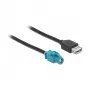 Kabelis HSD Z moteriška į USB 2.0 Type-A moteriška 1 m DeLOCK 90502